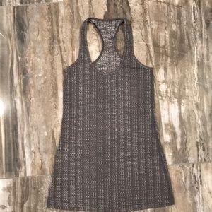 Lulu lemon gray racer back  tank xs like new